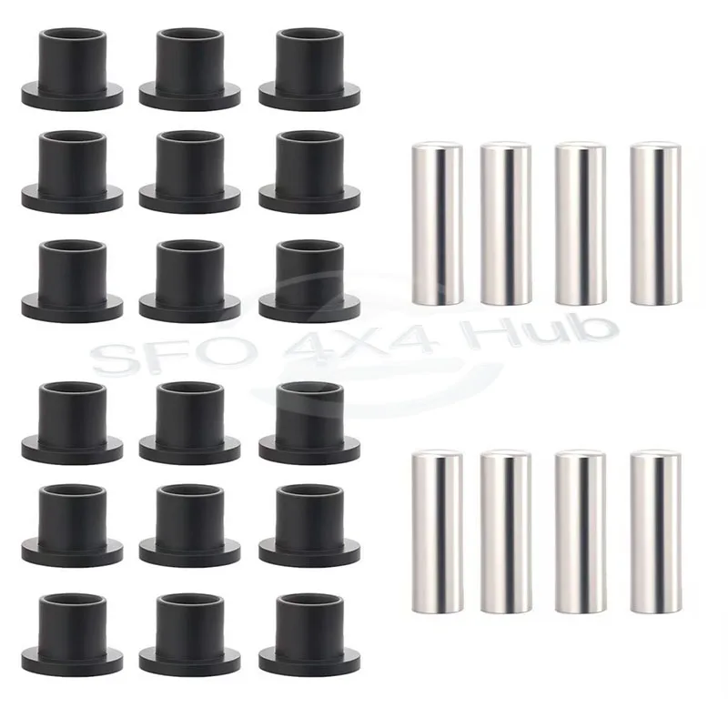 24 PCS A-Arm Bushings Kit for Can Am Bombardier Outlander Renegade 330 400 450 500 570 650 800 850 1000 2003-2023 ATV Quad buggy