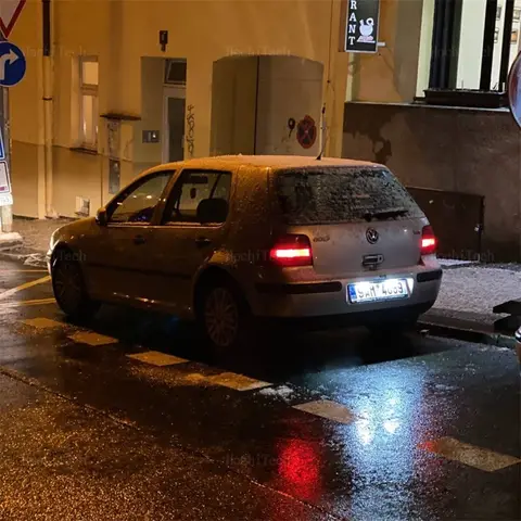 1pc 12V Car's LED License Plate Lights for VW Passat B6 CC Eos Golf 4 5 6 7 Mk7 Polo Superb Seat Leon Altea Exterior Accessories