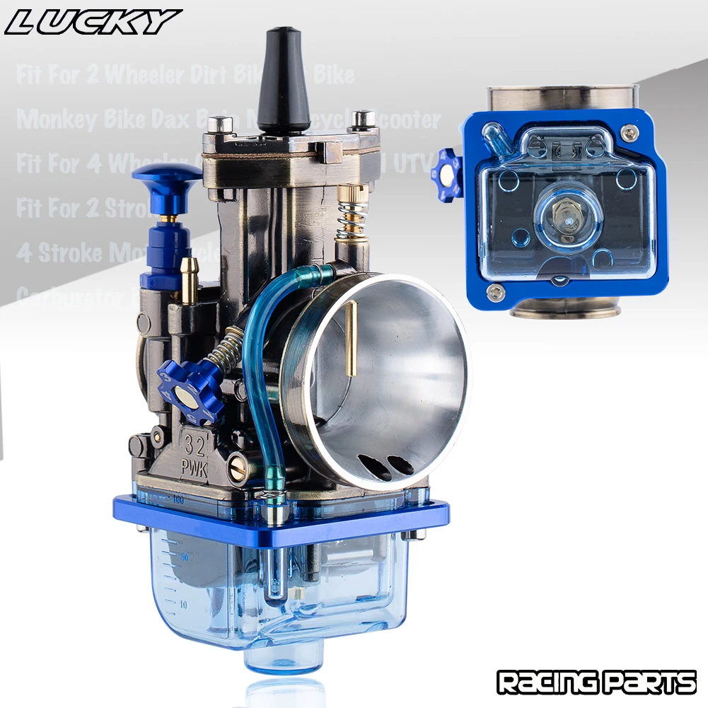 Carburatore PWK 28 Mm Per ATV, Go Kart, Moto Cross E Scooter 75-125cc - Ricambio In Lega Di Alluminio