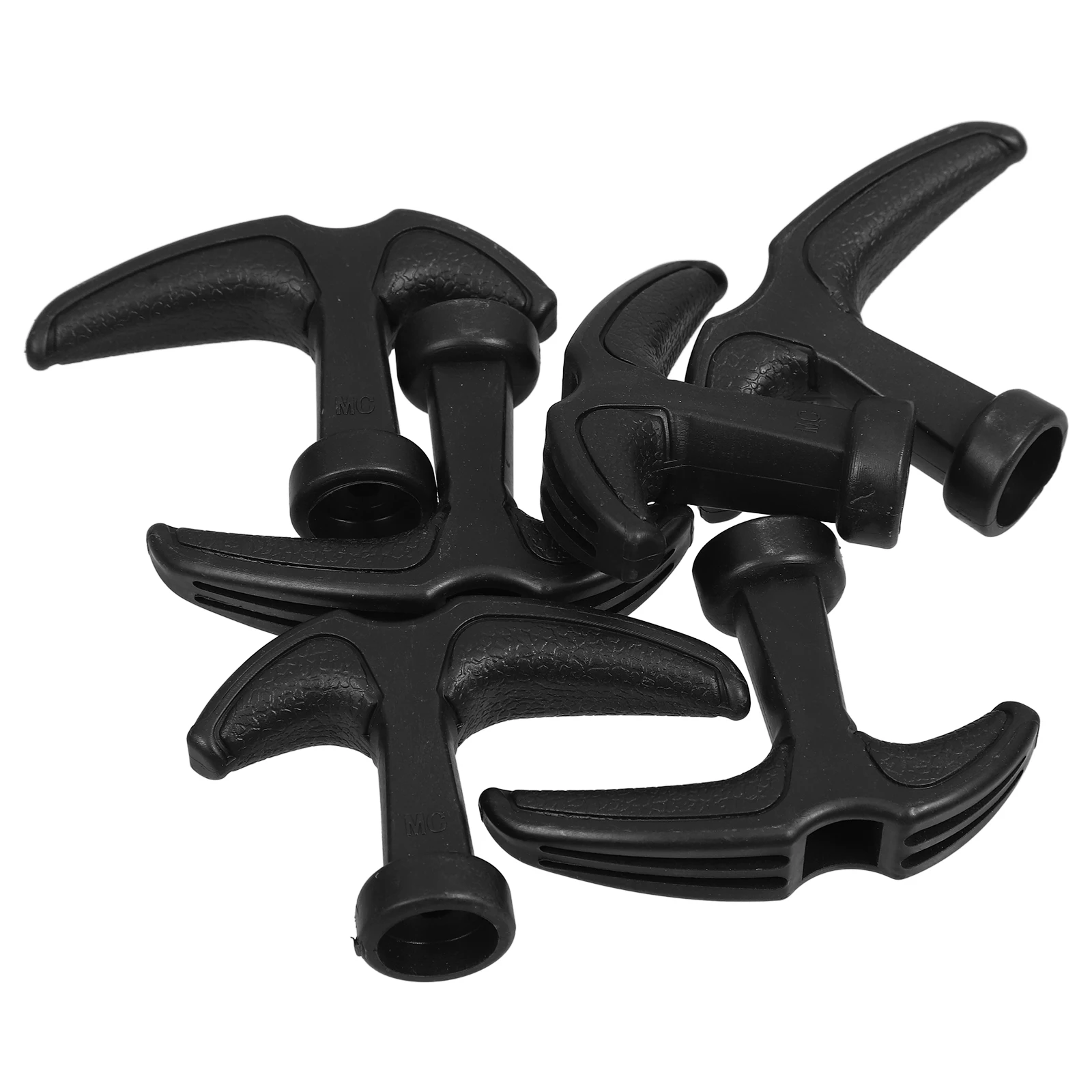 

6 Pcs Lawn Mower Starter Handle Knobs Nut Bolt Pull Clippers Chainsaw Abs for Generator