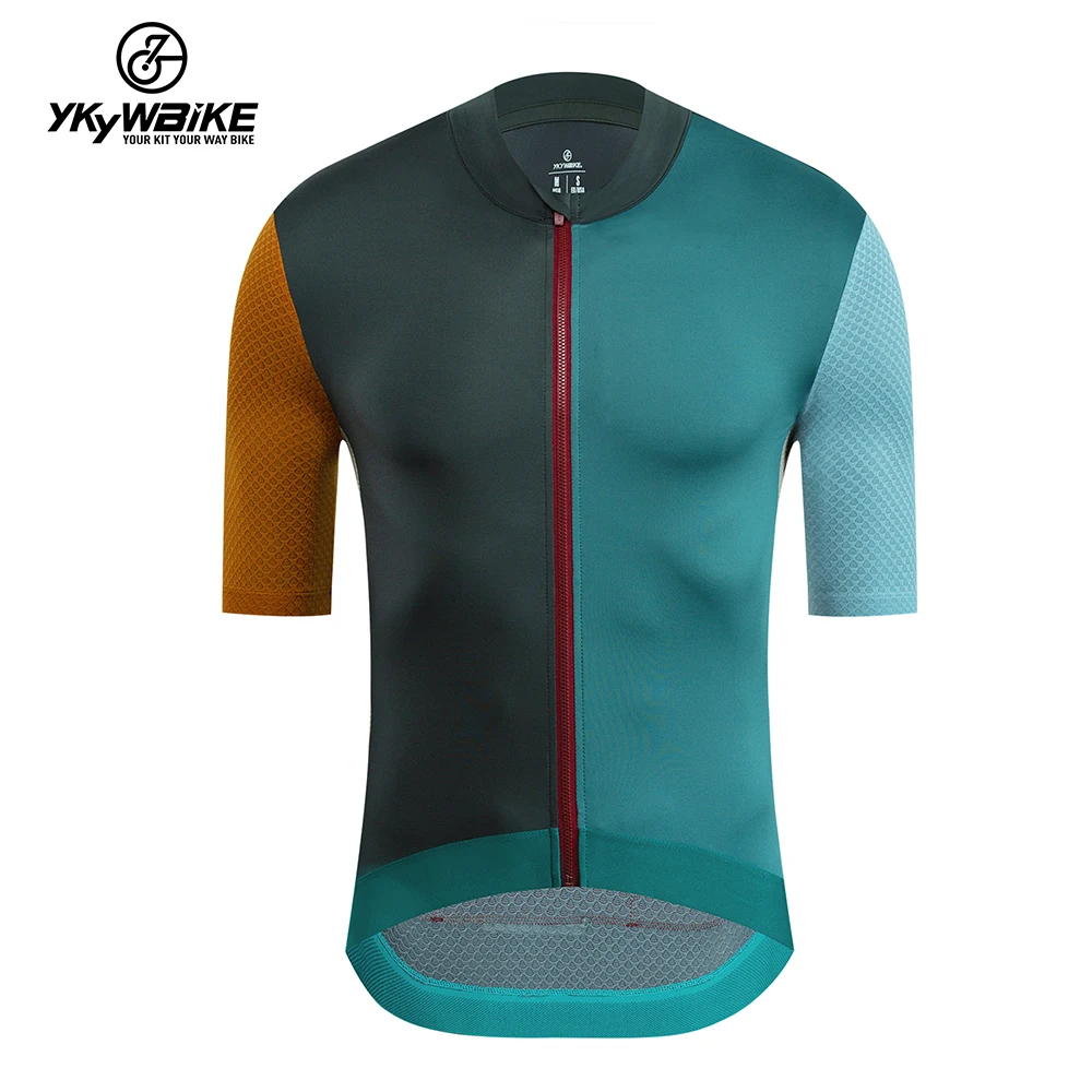 YKYW Pro Mtb Short Sleeve Multiple Color Cycling Jersey Men's Quick Dry Bicycle Maillot T-Shirt Men Sport Racing Bike Clothing