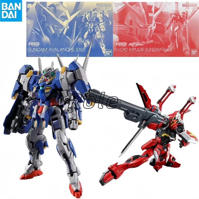 

In Stock BANDAIOriginal GUNDAM RG Series SWORD IMPULSE GUNDAM AVALANCHE EXIA Anime Action Figure Assembly Model Collectible