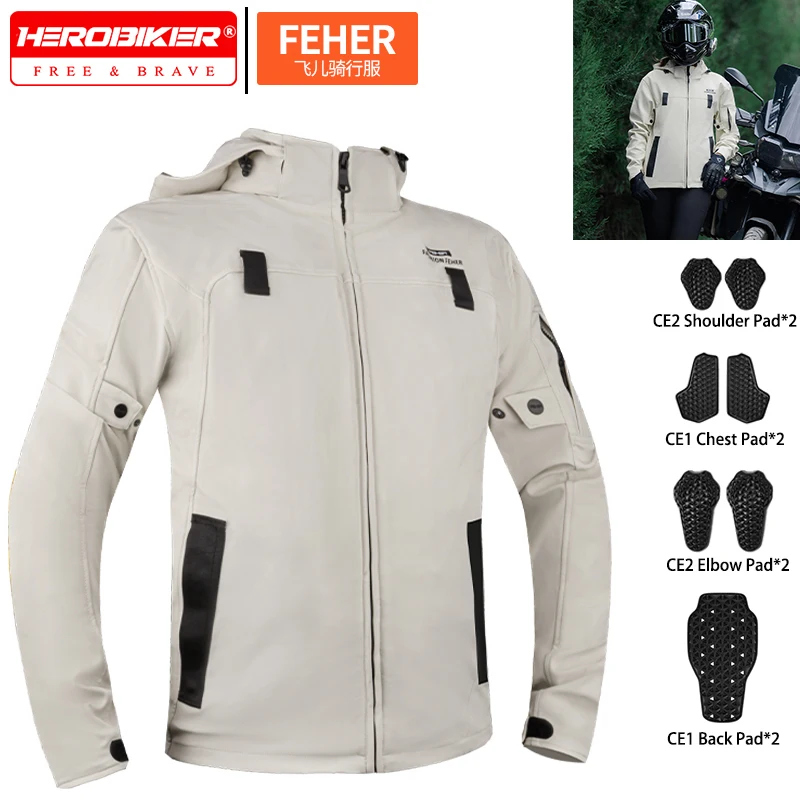 

Waterproof Men Women Motorcycle Jackets Windproof Motorcycle Rally Clothes Anti-fall Detachable Warm Inner Liner Moto Equipment