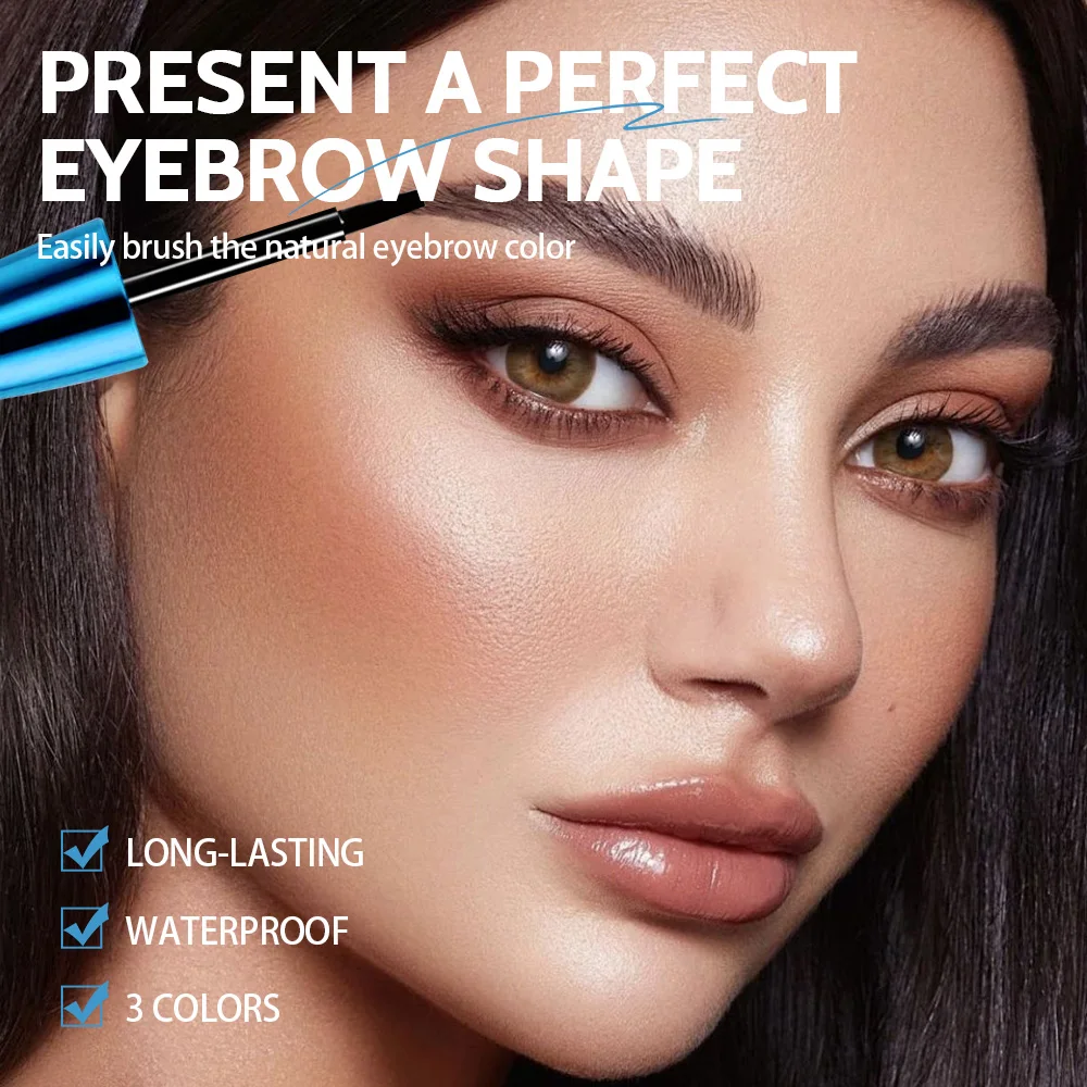 Rave Lady Colla per sopracciglia a strappo Tintura naturale Impermeabile Duraturo Asciugatura rapida Colorazione in un solo passaggio Tinta Liquido Cosmetico Sopracciglio del tatuaggio