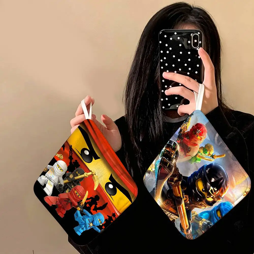 Cartoon N-Ninjago Multi-scene Polyester Cotton Towel, Hanging Hand Wiping Cloth for Kitchen Bathroom Hotel