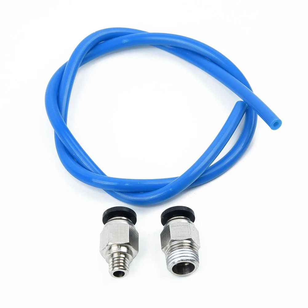 ใหม่ล่าสุดสแตนเลสสําหรับ Ender 3 อัพเกรด PTFE 4 มม.พร้อม PC4-M6 & PC4-M10 PNEUMATIC Connector สําหรับ Ender 3 เครื่องพิมพ์ Accessor