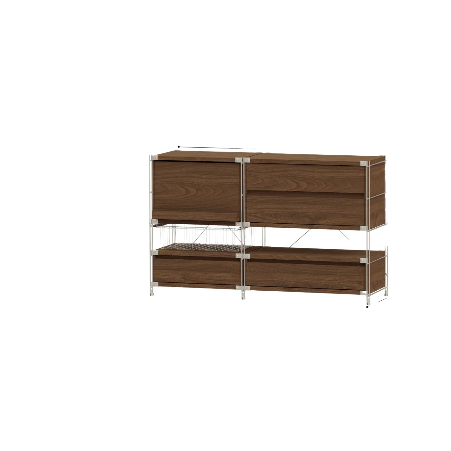 LMM Side Cabinet Living Room Water Bar Coffee Machine Shelf Sofa Side Cabinet