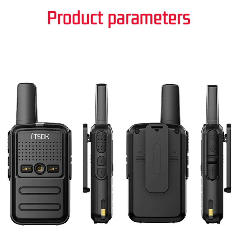 2 pz ITSOK mini walkie talkie tolik wolki talkbod toys gifs per bambini a lungo raggio uhf FRS 462 MHz PMR 446MHz ricevitore