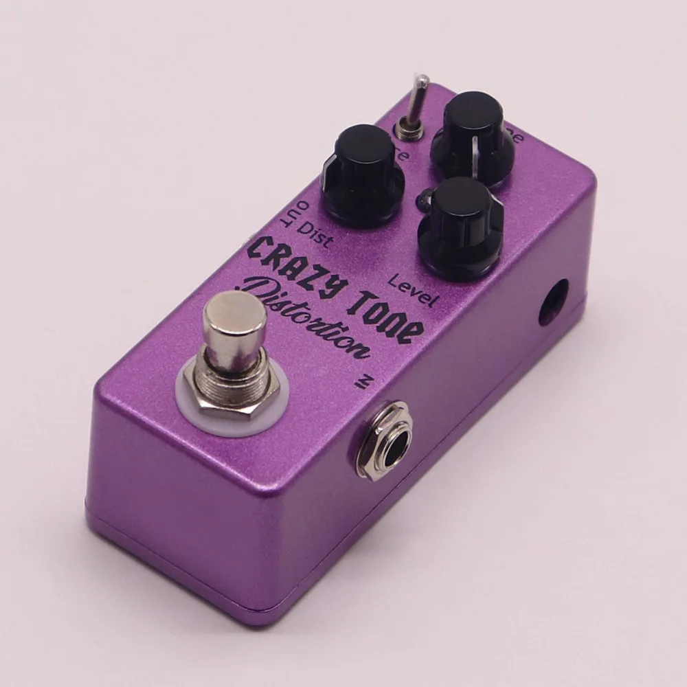 Mini Guitar Distortion Single Pedal Effect Processor Portable Compact Stompbox For Electric Guitar Performance