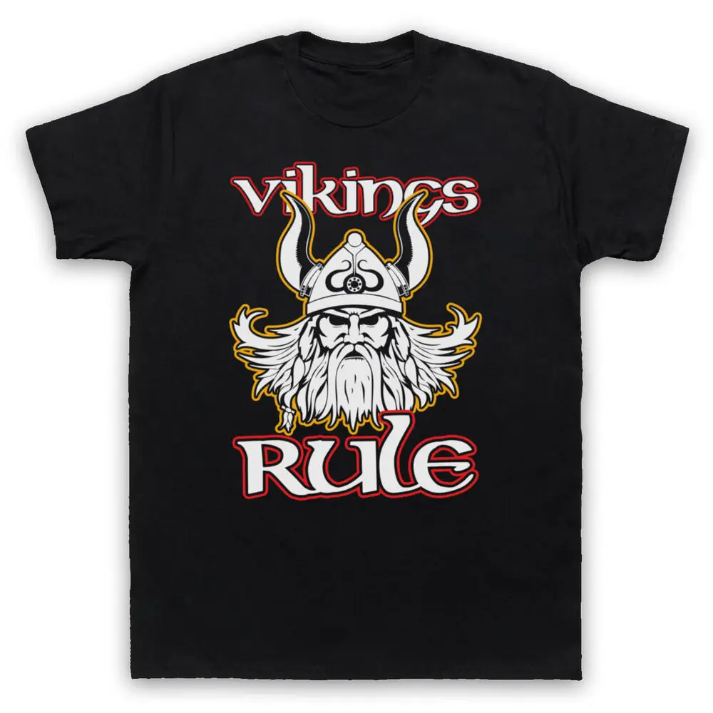 RULE NORSE HISTORY THOR COOL RETRO VINTAGE MENS & WOMENS T-SHIRT  High Quality 100%Cotton Short Sleeve