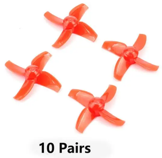 12 paia Happymodel 40mm 4 pale elica PC puntelli 1.0mm foro CW CCW per Mobula7 Mobula 7 FPV Racing Drone Quadcopter