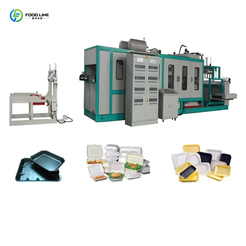 PS Foam Lunch Box Making Machine Polystyrene Styrofoam Food Containers Production Equipment High Efficiency Customized