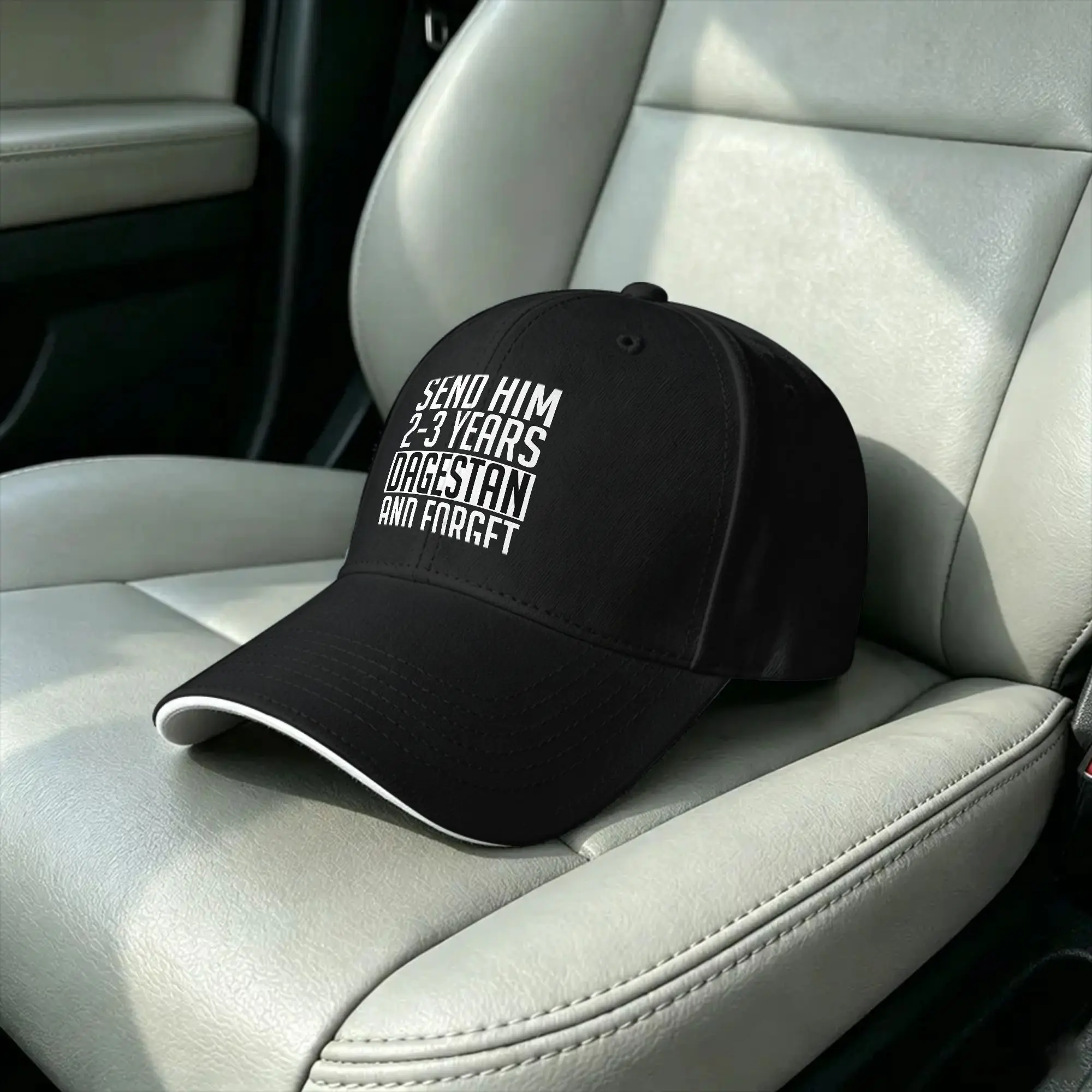 Send Him 2-3 Years To Dagestan Funny Casual Baseball Cap Wrestling Meme Outdoor Men Women Fashion Snapback Cap