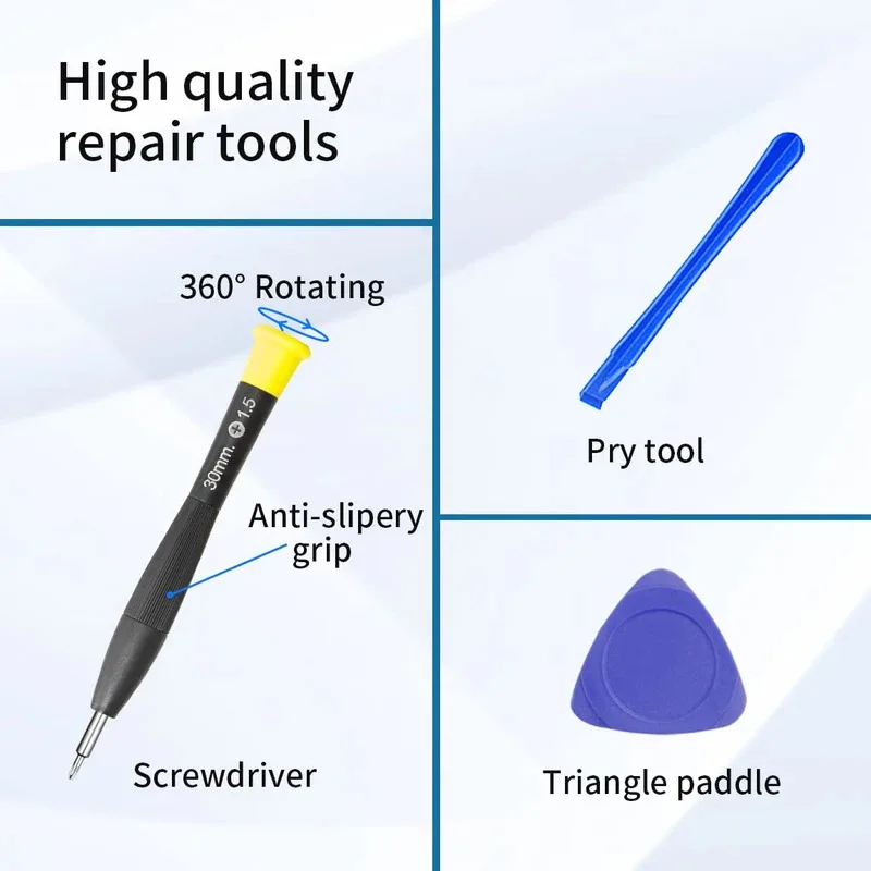 استبدال Thumbsticks لوحدة تحكم PS5 Dualsense التناظرية Thumb Sticks قبضة أجزاء مفك البراغي طقم تصليح ملحق #5