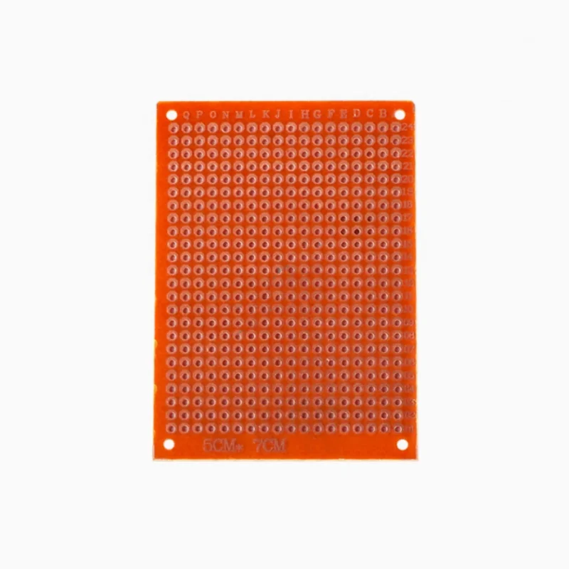 30Pcs Single Side Prototype PCB Universal Board Experimental Bakelite Copper Plate Circuirt Board yellow 7cmx5cm