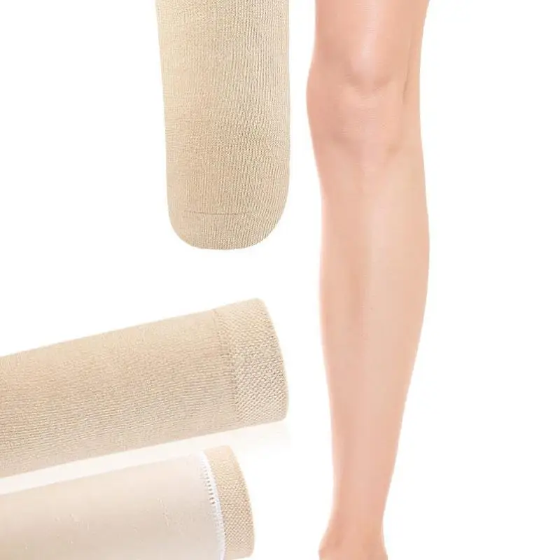 Prosthetic Stump Shrinker below Knee High with Thickened Gel Elasticity Prosthetic Sleeve Gel Sleeve Socks for Comfortable Fit