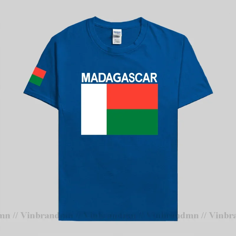 Madagascar Men T shirt Fashion Jerseys Nation Team 100% Cotton T-shirt Classic Clothes Tees MDG Malagasy Madagasikara Madagascar