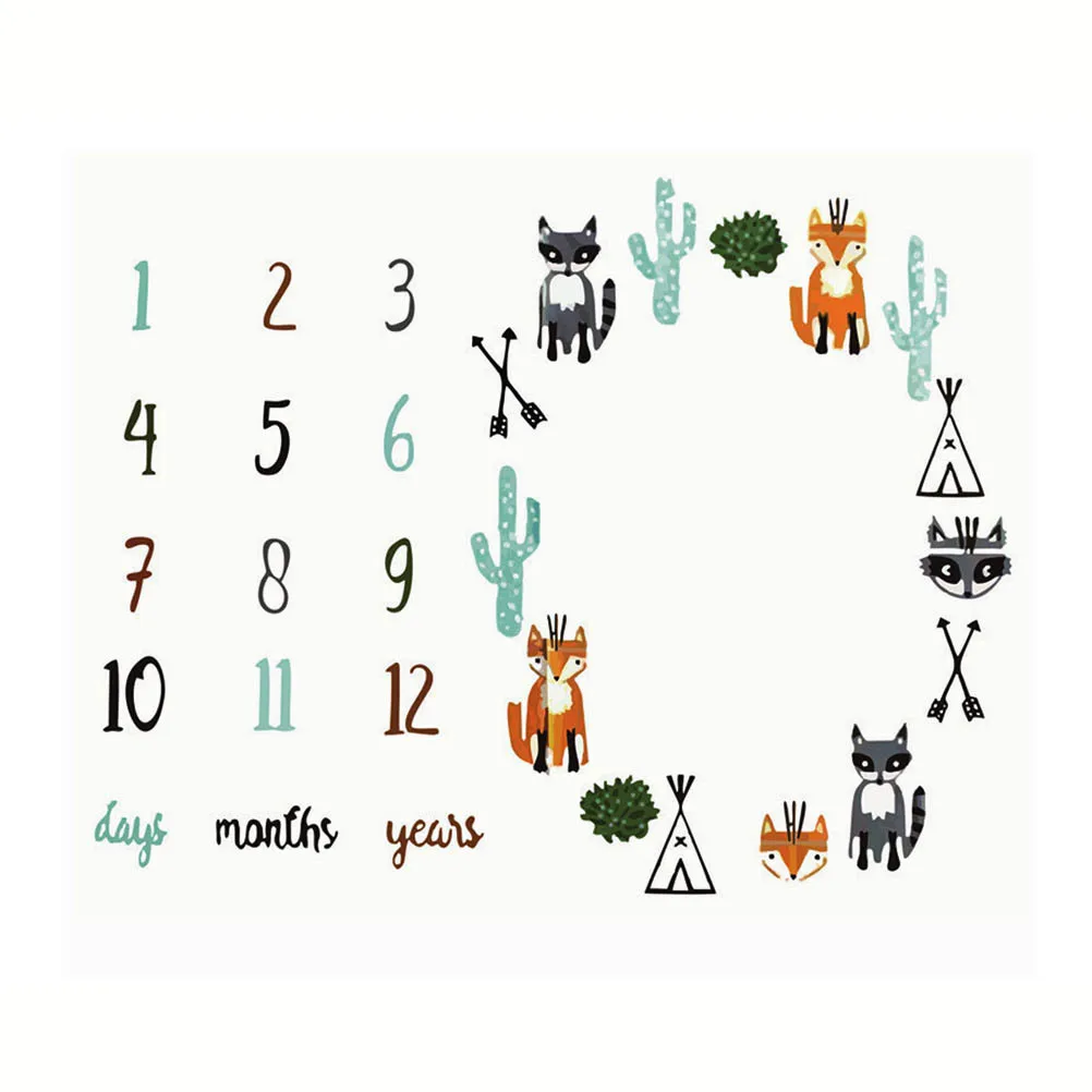 

Baby Blanket Newborn Photography Backdrop Polyester Fabric Single Sided Swaddle Nursing Cover Baby Photo