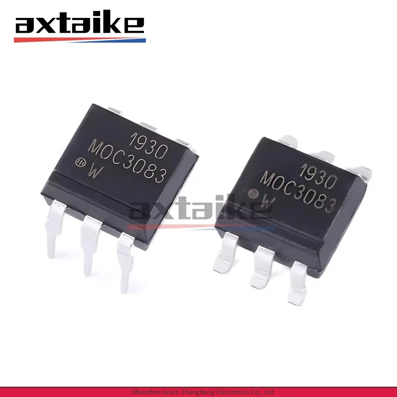 10PCS MOC3083 DIP-6 SMD-6 MOC3083S-TA1 MOC3083SR2M MOC3083M SMD Zero-Cross Optoisolators Triac Driver Output IC