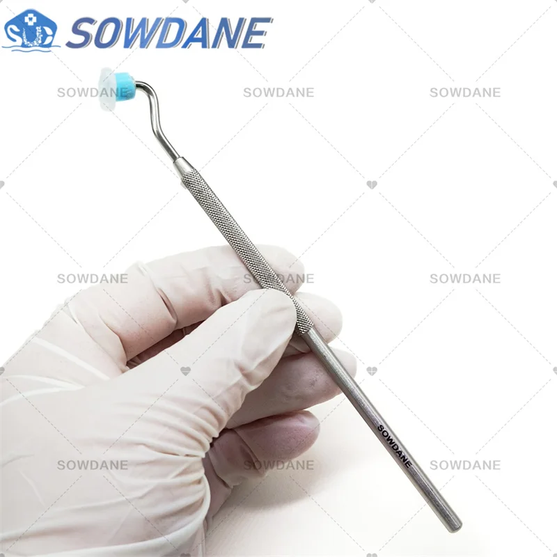 1set Dental Aesthetic Printing Mold Kit with Metal Handle and 8pcs mold for Posterior Teeth Printing Mould set Disinfection