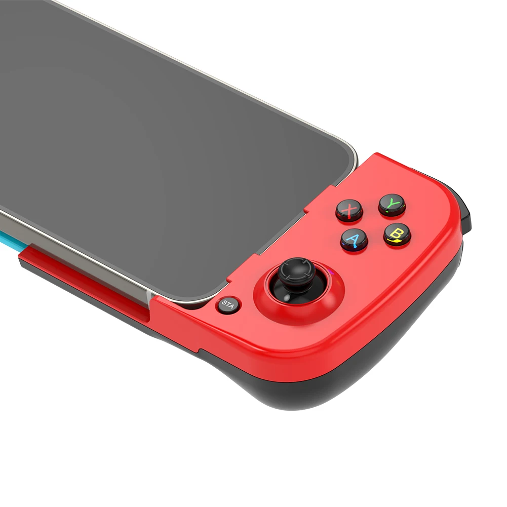 

D3 Retractable Gamepad 3D Joystick Bluetooth-Compatible5.0 Cell Phone Gamepad with Macro Buttons for IPhone/iOS/Android for PUBG