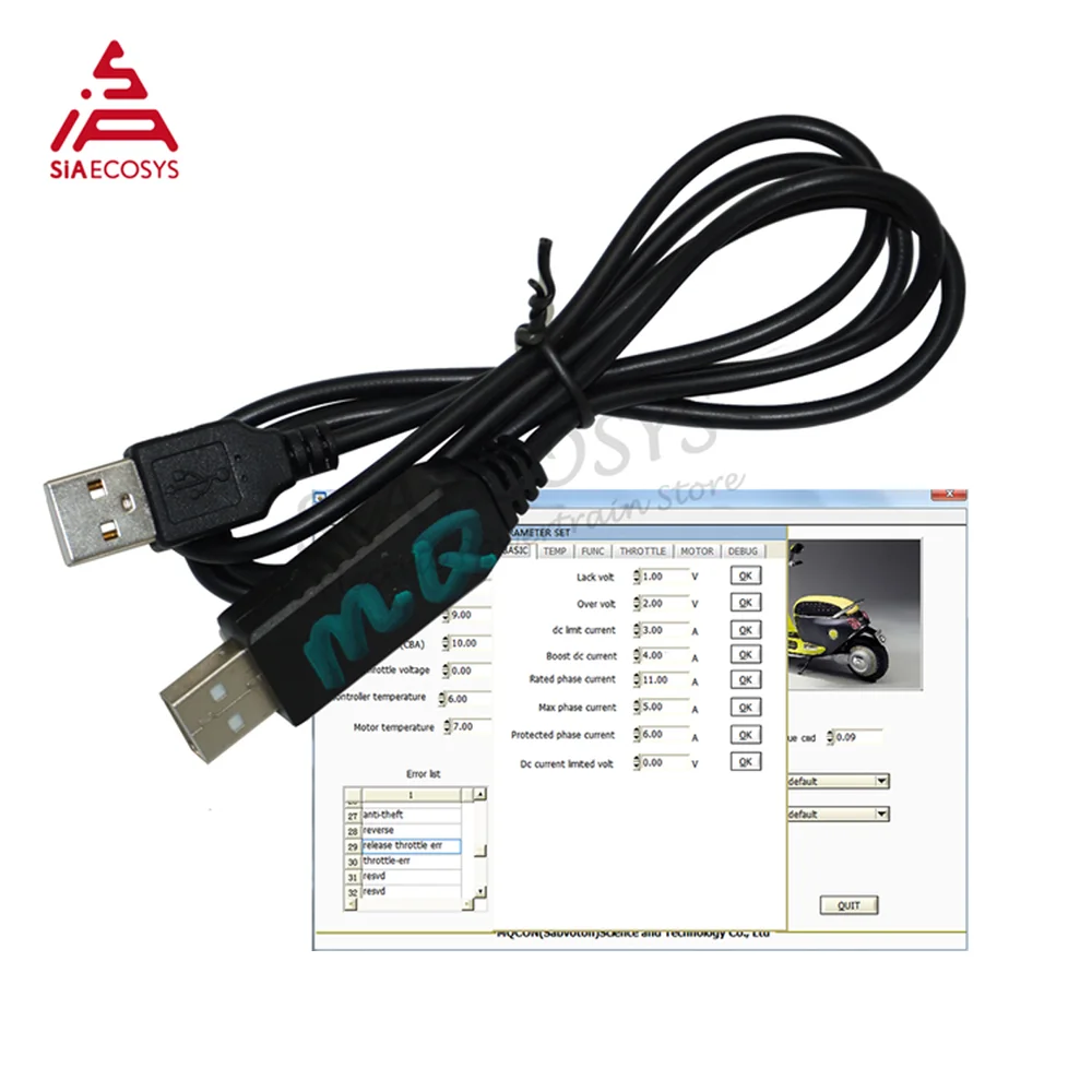 

Sabvoton Controller USB Cable Wire For Controller-Parameter-Adjust On PC For Controller-Parameter Adjustable