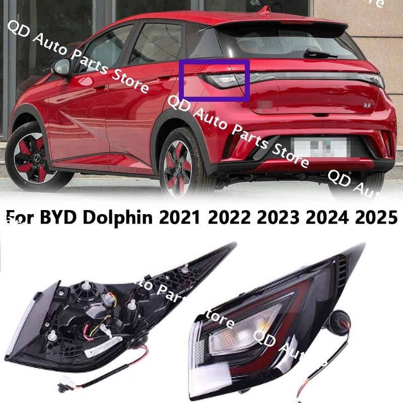 

Car Accessories For BYD Dolphin 2021 2022 2023 2024 2025 Rear Tail Light Assembly Brake Stop Light Turn Signal Taillamp