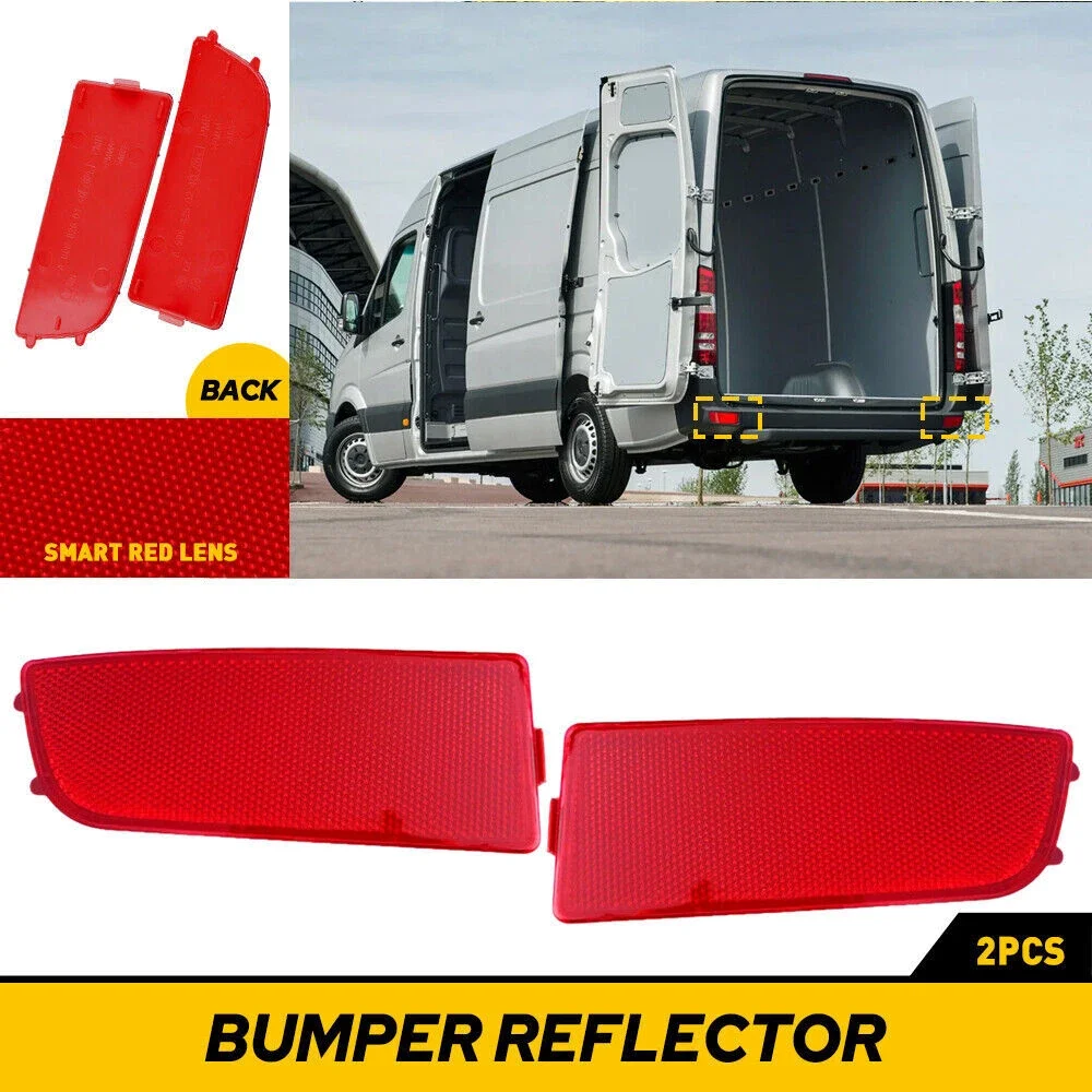 For Mercedes Benz Sprinter W906 2006 2007 2008 2009 2010-2016 9068260040 9068260140 LED Rear Bumper Reflector Light Brake Lamp