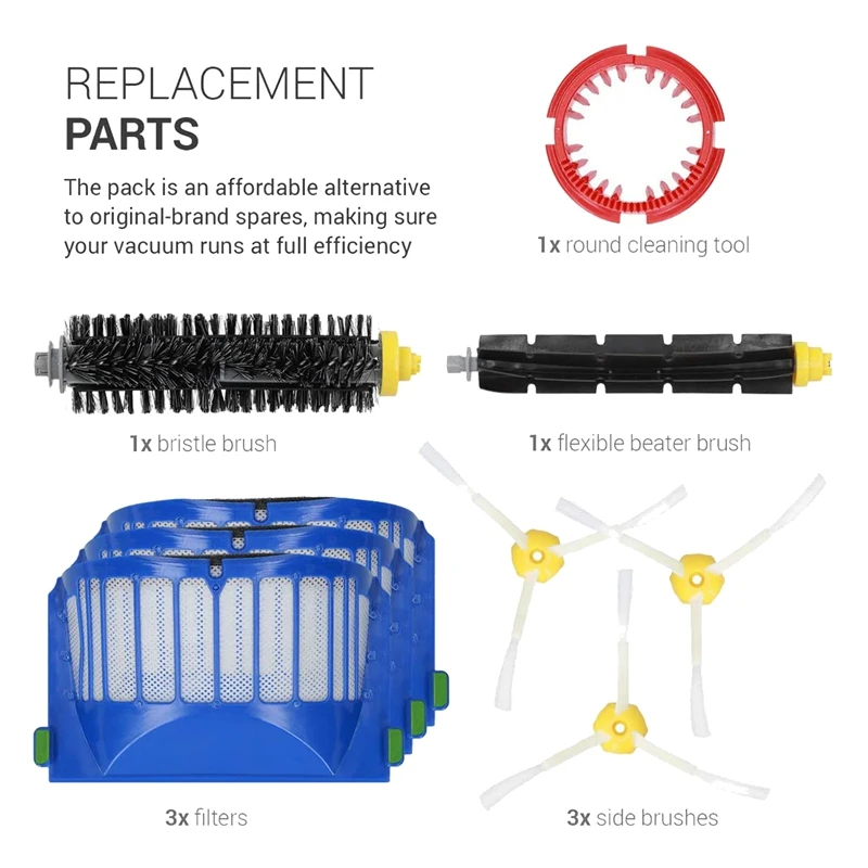 Replacement Brush Maintenance Kit For Irobot Brushes 600 Series Roomba 600 620 650 651 660 Vacuum Cleaner Accessories