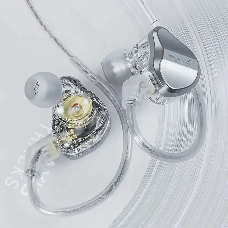 Słuchawki douszne FiiO JD1 Przewodowe słuchawki douszne HiFi 10 mm LCP Dynamic Driver Słuchawki douszne z mikrofonem Zestaw słuchawkowy Hi-Res Audio Certified — zdjęcie produktu 6