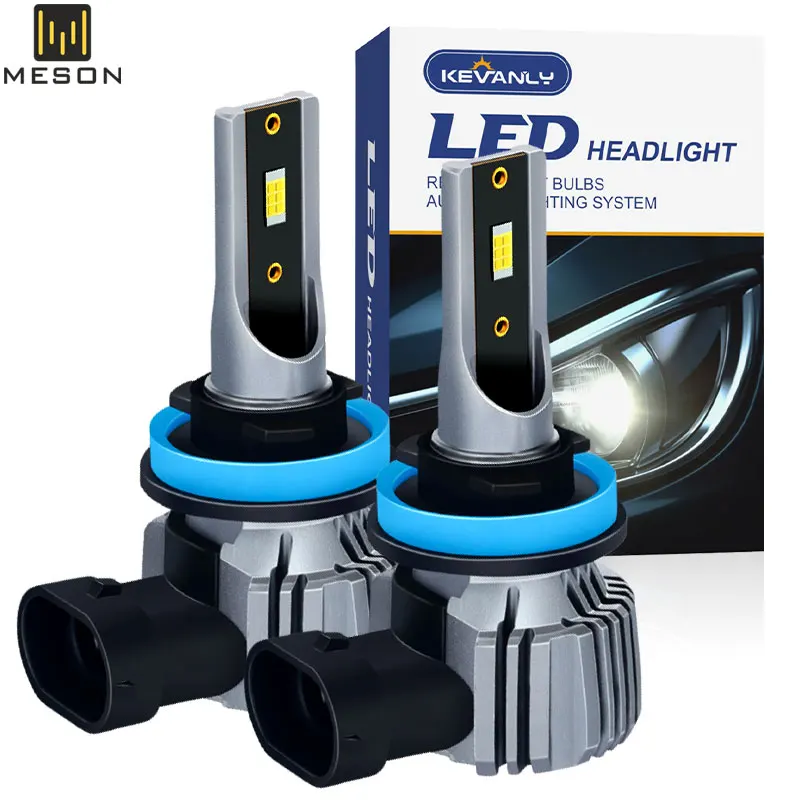 

2pcs Car LED Bulb H1 H4 H7 H11 9005 9006 LED Headlight Fog Light Canbus Hi/Lo Beam Bulb 32800LM 90W CSP LED 6000K Plug and Play