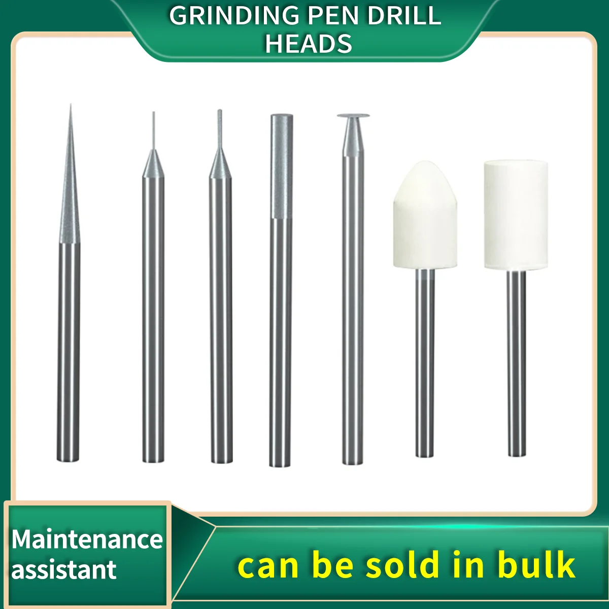 Maant D1/2uuL/BG W-05/Mechanic IR X5 5/7Pcs set 2.35mm grinding pen drill heads grinding pen replace tips IC polished cut