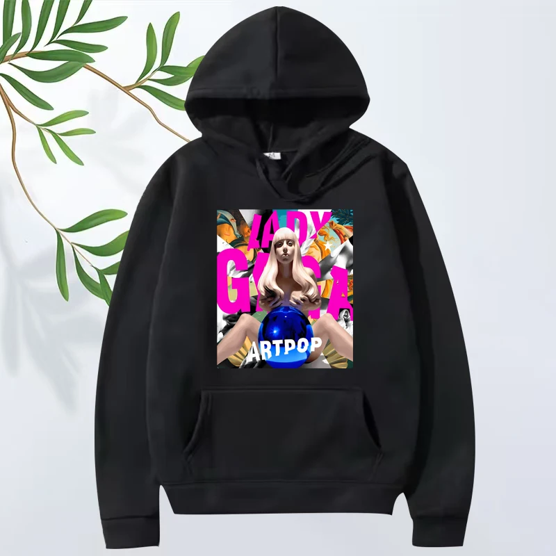 

Lady Gaga Essential graphic hoodie 2025 new men women vintage fashion Long sleeve Sweatshirt with print oversized hoodie unisex