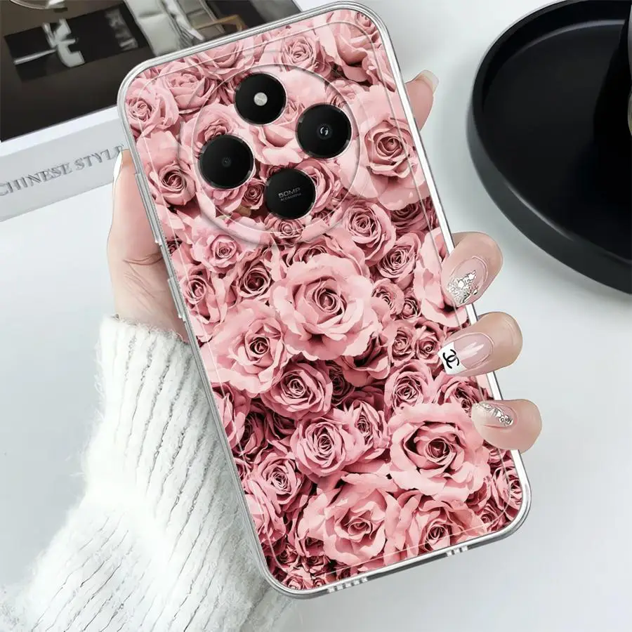 حافظة هاتف Love Rose Gold Style لهاتف Xiaomi Mi 11T Pro 11 Lite غطاء هاتف ناعم