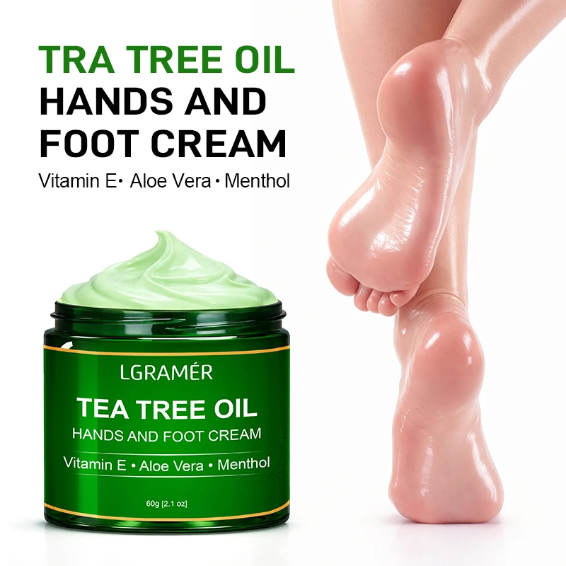 

Крем для ног с маслом чайного дерева, согревающий крем от мозолей, для сухих потрескавшихся рук, пяток, локтей, ногтей, коленей, быстро смягчает и увлажняет кожу.
