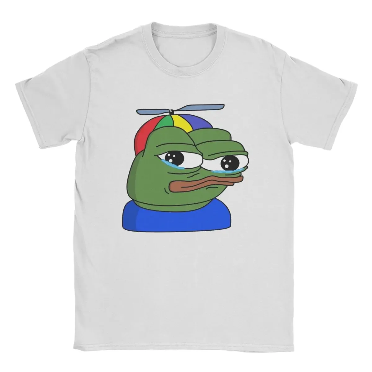 Casual Propeller Pepe T-Shirt for Men Round Collar Cotton T Shirt Short Sleeve Tees Graphic Printed Tops oversized streetwear