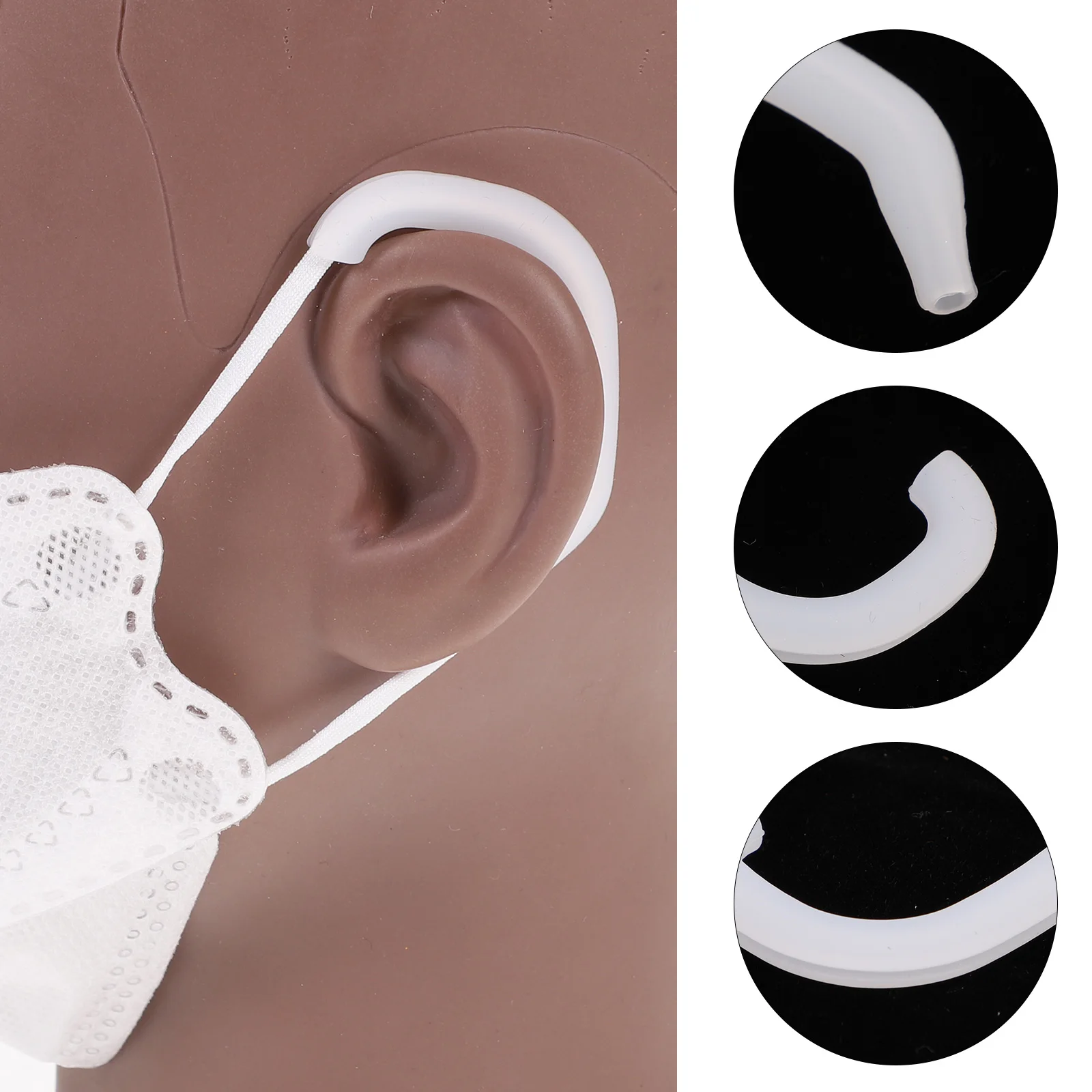 

Corrector Valgus Auricle Support Protruding Deformity Solution Silicone Pad Ear Mask Fix Non-Surgical Ear