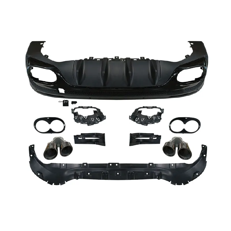 

Dream Garage PP материал 45, стильный автомобильный задний диффузор, комплекты для губ, глушитель, выхлопная труба для Benz GLB Class GLB200 GLB180 GLB250 2020-202