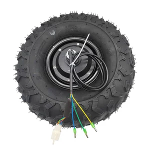 عزم دوران عالي 24 فولت 36 فولت 48 فولت 350 واط 500 واط طقم محرك كهربائي بدون فرش 14.5 بوصة إطارات الطرق الوعرة أفضل 10 عجلات كهربائية للمبيعات للسيارة - No2