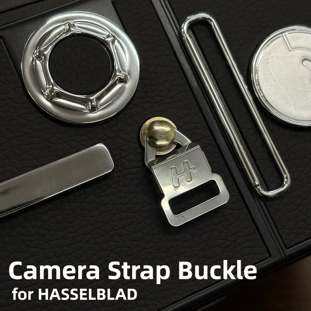 2 szt. Adaptery paska do aparatu, metalowe klamry łączące, akcesoria do Hasselblad X2D X2D2 500C 500cm 501cm 503cx 503cw 903 SWC — zdjęcie produktu 2