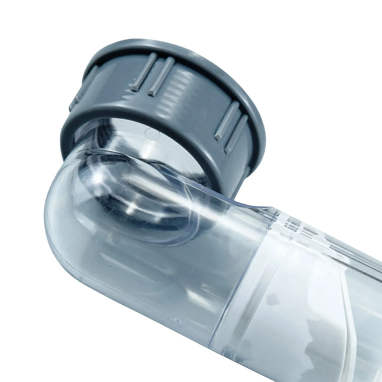 Anti-Odor Trap Transparent Pp 90 Degree Drain Elbow Check Valve Side Outlet Pipe Connector For Sewer Hose Fittings