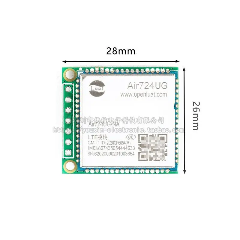 Air724UG 4G pełna Netcom TTL do modułu Cat1 płyta główna DTU przezroczysta transmisja LTE komunikacja bezprzewodowa YunDTU