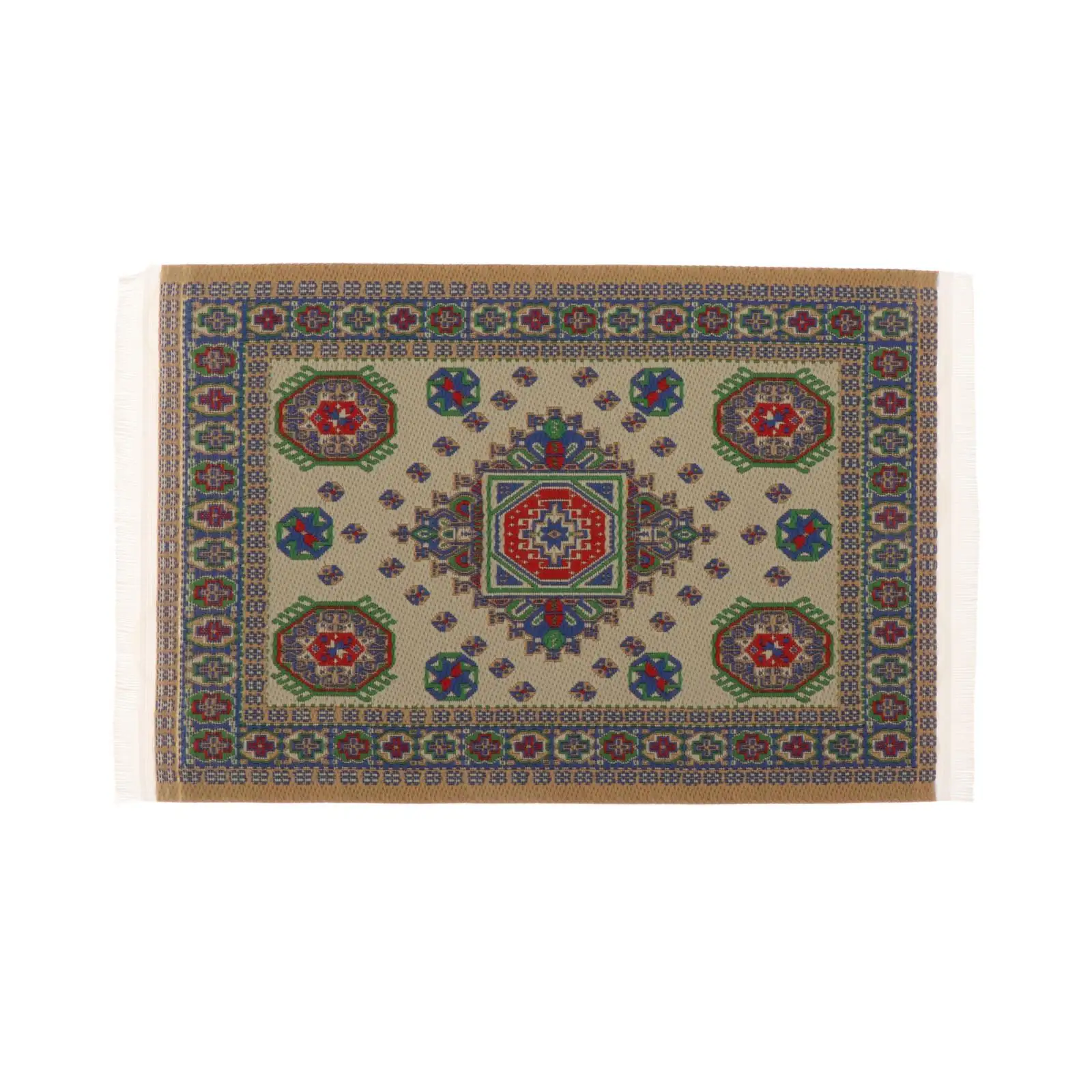 Tapis de maison de courses miniatures, décoration de meubles vintage, accessoires rétro, 1:12