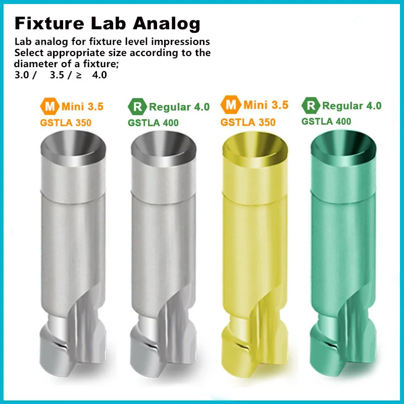 Dental Lab Plaster Composite Replacement Closed Screw Transfer Rod Protective Cap Titanium Column Fixture Implant Plaster Tool