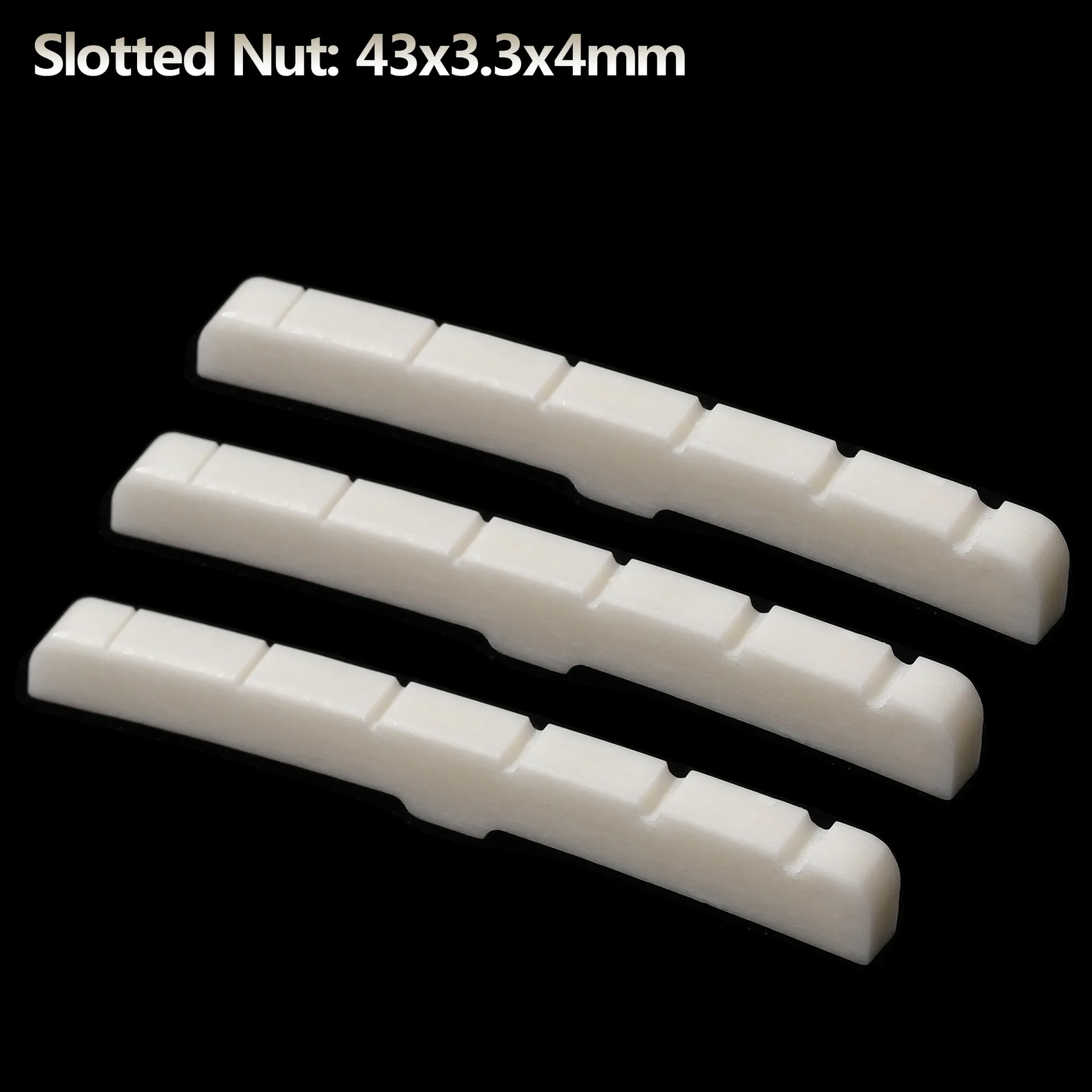 

6-струнная верхняя подушка с говяжьей костью и прорезями для электрогитары 43x3,3x4 мм