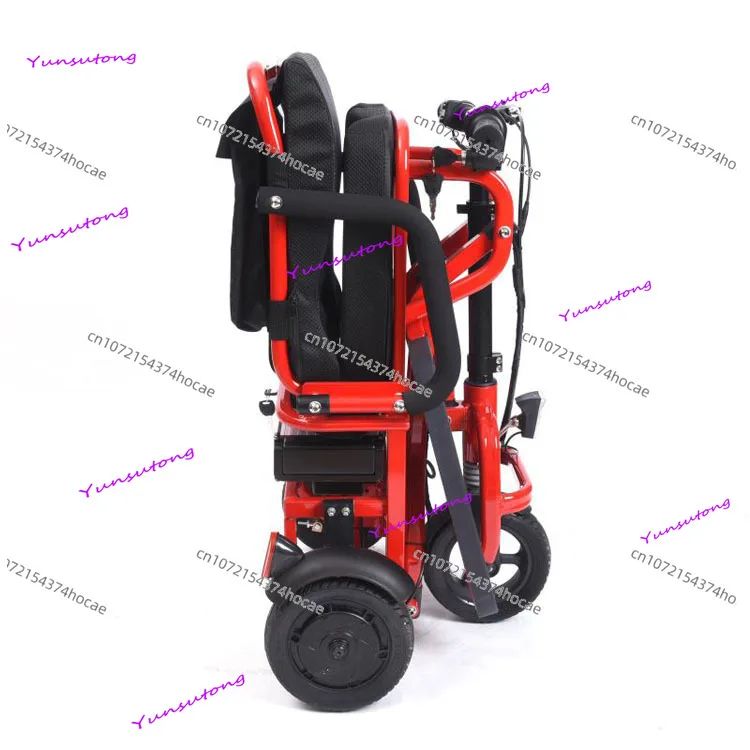 

48V Folding Electric Tricycle Disabled Commuting Vehicle Lightweight Three Wheeled Lithium Electric Scooter for Household Use