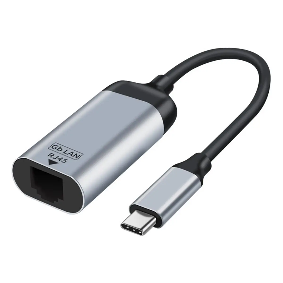 USB Type C 3.1 RJ45 LAN Ethernet Converter Adapter USBC to 1000M Gigabit External Wired Network for Win 7/8/10