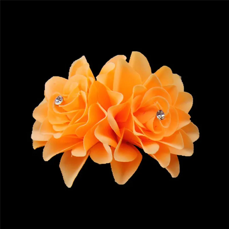 Beauty Women\'s Bridal Wedding Orchid Flower Hair Clip Hairpins Barrette Women Accessories