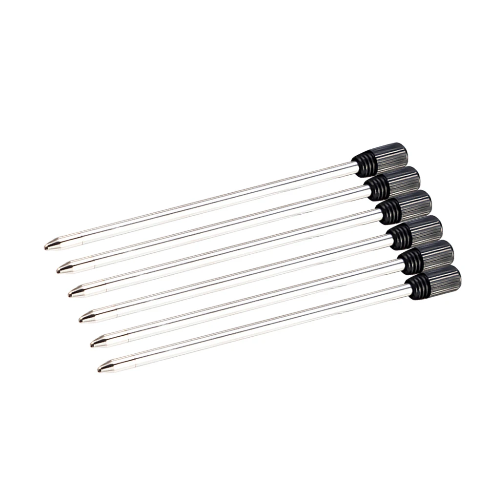 

12 шт. металлические стержни для крестообразных ручек для письма, удобные прозрачные шариковые точки