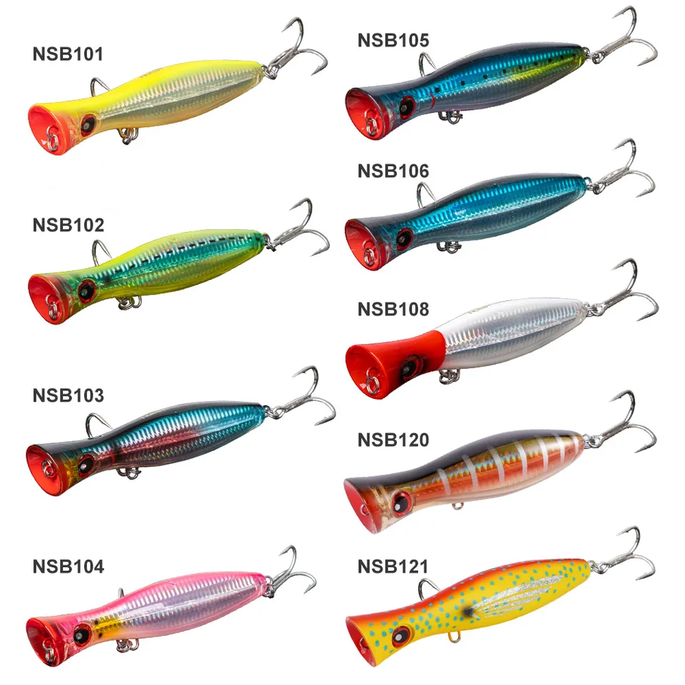 Noeby 12cm43g 16cm78g 20cm154g ビッグゲームポッパー釣りルアー